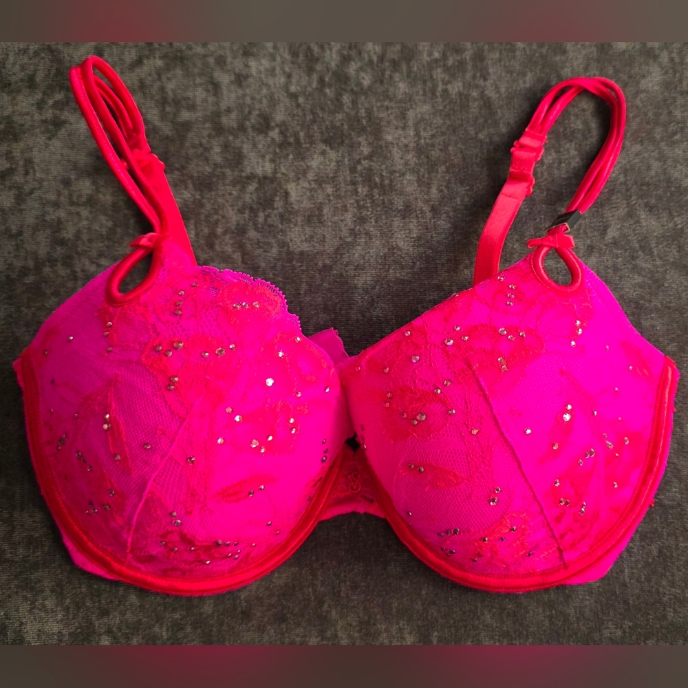 Victoria's Secret Bra with Rhinestones, 34DD